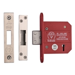 CE York British Standard 5 Lever Deadlock 3"