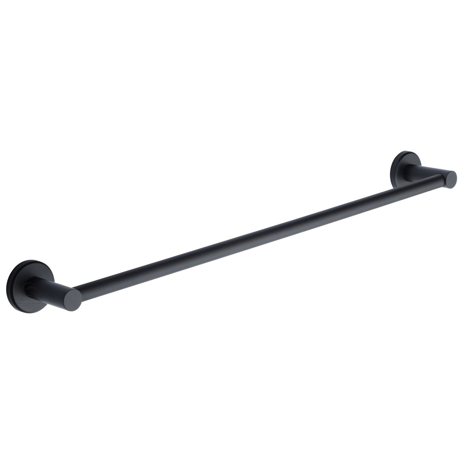 Towel Bar Rail, Wall Mounted for Bathroom and Kitchen 60cm Black finish