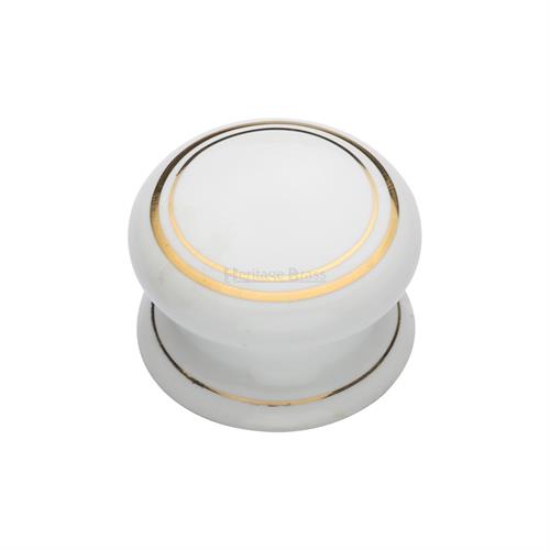 Cabinet Knob Gold Line 32mm With, Porcelain Cabinet Knobs Canada