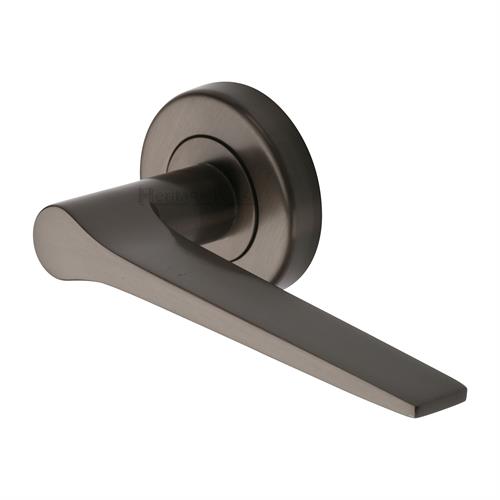 Door Handle M.Marcus Algarbe Lever on Rose 53mm Polished Chrome 