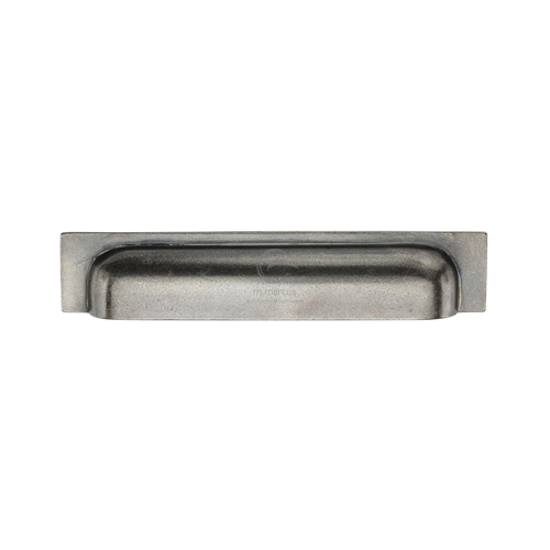 Pewter Cabinet Pull Military Design